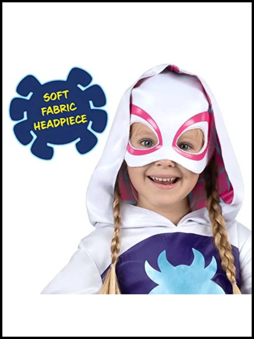 Marvel Toddler Ghost Spider Costume Padded Jumpsuit Halloween - 3T-4T